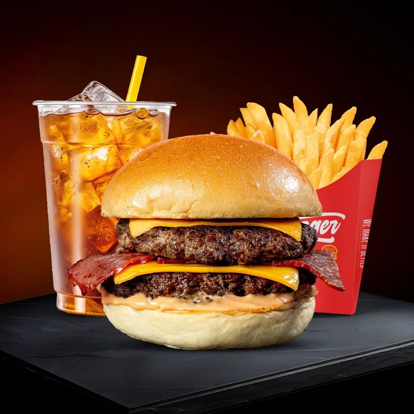 Combo Cheeseburger Double